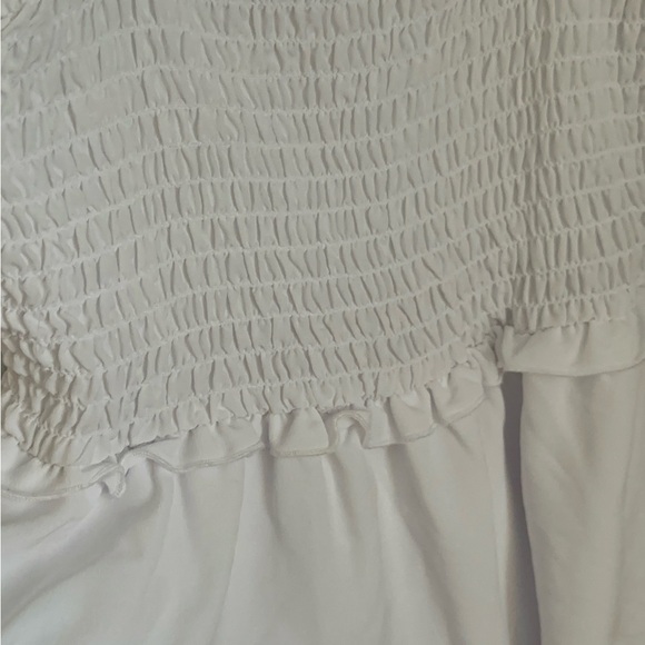 White Smoked Midi Summer Dress - Picture 5 of 5